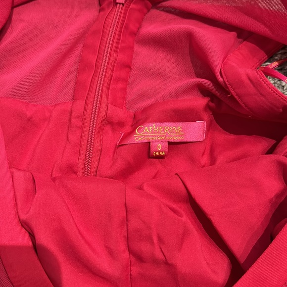 Catherine Malandrino Magenta Dress Size 0 - Picture 3 of 4